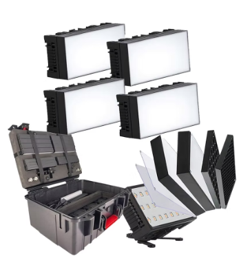 HydraPanel LED 4‑Light Kit with Charging case