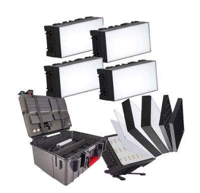 HydraPanel LED 4‑Light Kit with Charging case